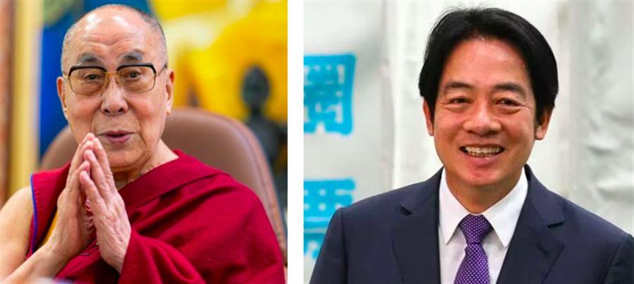 दलाई लामा ने ताइवान के नवनिर्वाचित राष्ट्रपति को बधाई दी
