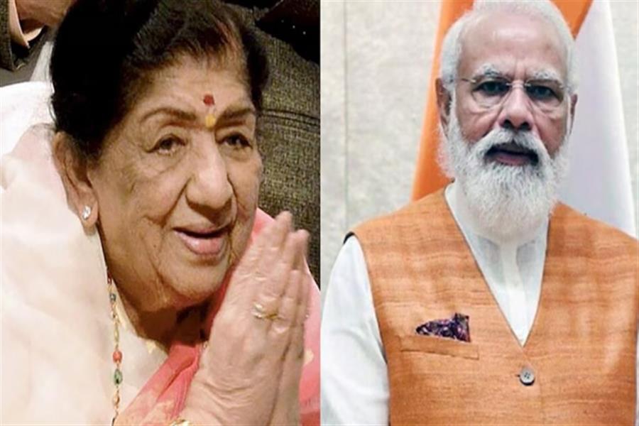 पीएम मोदी को याद आईं स्वर कोकिला लता मंगेशकर