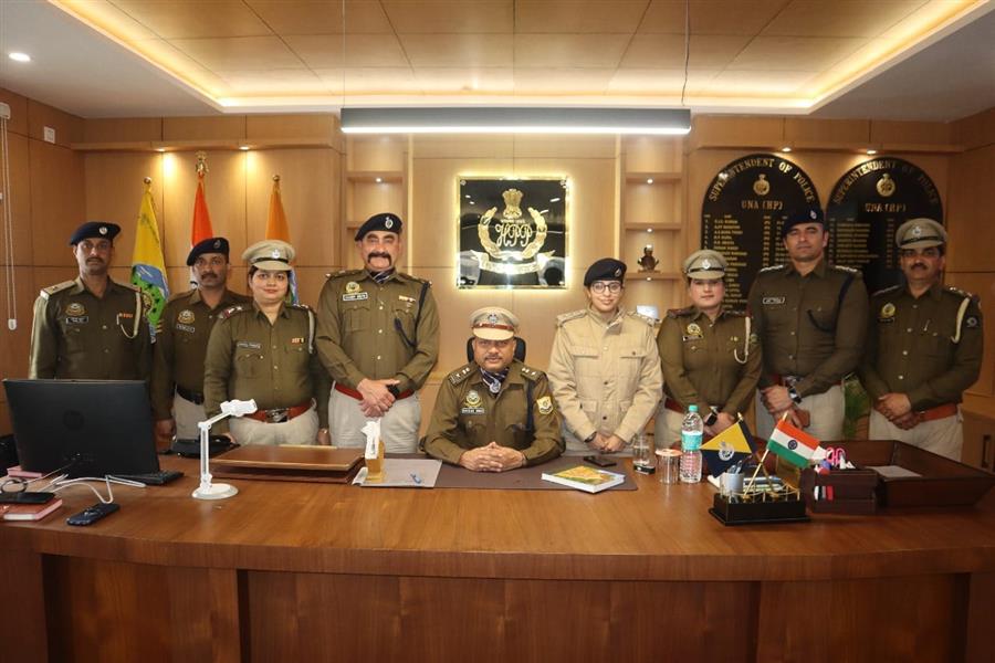 आईपीएस अधिकारी राकेश सिंह ने संभाला एसपी ऊना का पदभार