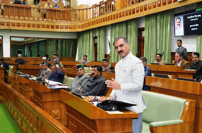  मुख्यमंत्री  सुखविंदर सिंह सुक्खू ने आज हिमाचल प्रदेश विधानसभा के शीतकालीन सत्र को सम्बोधित किया।